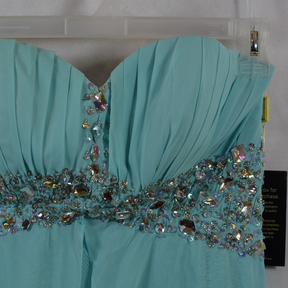 Sequin/Bead/Rhinestone Formal/Prom Dress SZ L NOX NWT - Picture 5 of 8